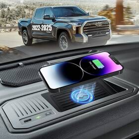 Crt-ss000227 Carqiwireless Wireless Charger For Toyota Tundra 2022 2023 2024 2025 Oem Custom Fit