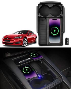 Ys199ycxnuszyy Carxion For Model S And X Wireless Charger 2016-2019 Oem Car Black