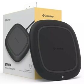 Co-wc-p01-wh Caseology Fast Wireless Charger Strata Qi Certified Charging Pad With Adapter