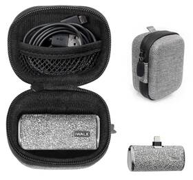 63032247 Casesack Case For Mini Charger Compatible With Compact Small Tweed Gray