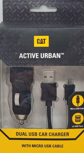 Cat 810296023832 Dual Car Charger