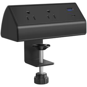 M200-bk Cccei Desk Power Strip With 18w Usb C Fast Charge Port Black 800j Surge Prot
