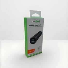 Cell Candy 701890108455 New Portable Power Pack Smartphone 1800 Mah Usb And Micro-usb Black 8h