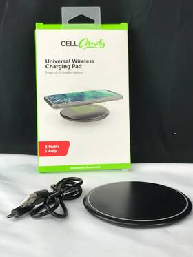 Cell Candy 701890121034 Universal Wireless Charger Pad 5w 1a Fast Charge
