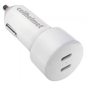 Cellhelmet 445030150173 20-watt Dual-port Usb-c Power Delivery Car Charger