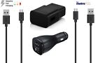 Cellvare Metro Pcs Kit Samsung Afc Car And Wall Charger With 2 Micro Usb Cables