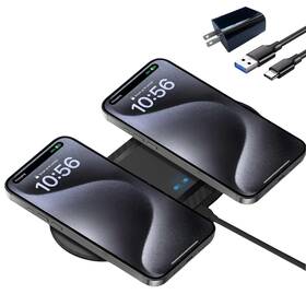 S24-s10 Cesbiomo Dcp418 30w Dual Wireless Charging Pad For Iphone 15-12 Galaxy Pixel 8-6