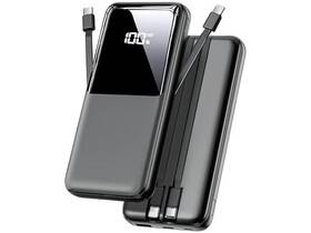 Cfiai 709450387791 Portable Charger Power Bank With Built In Usb C Cable