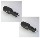 Ch-zo-carusb-v2-bk-x2 Wtautopart Auto Parts Dual Port Usb Car Charger Adapter Black