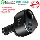 12-24v Ch35 Chgeek Cigarette Lighter Socket Adapter With Qc Dual 667322697105
