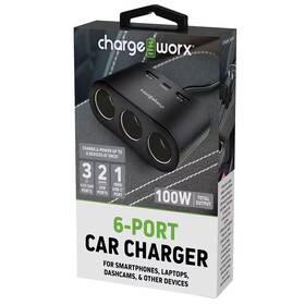 Chargeworx 445044544548 6 In 1-car Charger