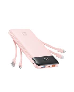 Charmast 973369744585 Portable Charger 20000mah Power Bank With Built-in Cables 20w Fast Charging