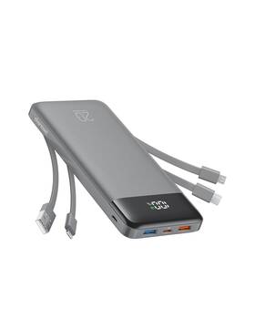 Charmast 973369744615 Portable Charger 20000mah Power Bank With Built-in Cables 20w Fast Charging