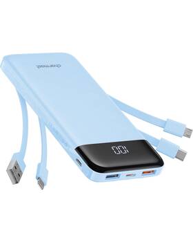 Charmast 973369744646 Portable Charger With Built In Cables Cords Wires Slim