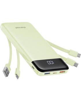 Charmast 973369744653 Portable Charger With Built In Cables Power Bank Cords Wires Slim 1000