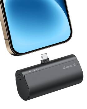 Charmast 973369745438 Portable Charger Usb C For Iphone 17/16/15 5000mah Fast Charging Power Bank