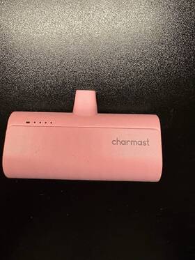 Sn003smpb2488 Charmast Pink Usb-c Portable Charger 5v 1-port