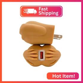 Cheeky Chargers Qwussc20w Butt-shaped Wall Charger Block 20w Fast Charging Power Adapter