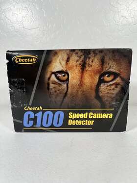 Cheetah 426883238478 C100 Speed Camera Detector With Box And Accessories