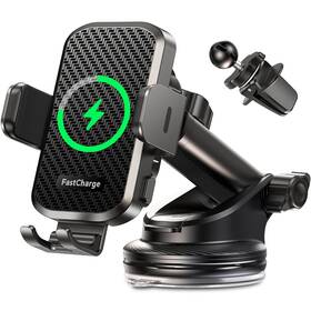 Cb3005 Chgeek 727073000019 Wireless Car Charger With Phone Holder Mount 15w Fast Charging - Damaged Box