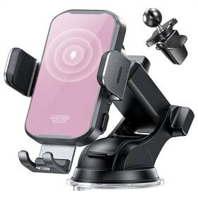 Cb6005p Chgeek Wireless Car Charger Fast Charging Phone Holder 3 In 1 Mount Auto Clam