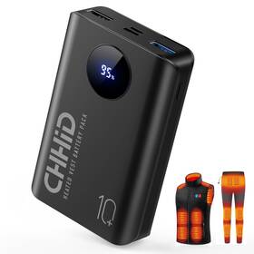 Chhid 796168191741 5v 2a Heated Vest Battery Pack Power Bank Jacket Lcd Display 10000mah