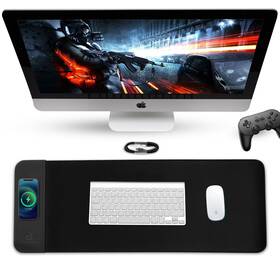 Chipinside 739608485796 Wireless Charging Gaming Mouse Pad 15w Fast Keyboard Desk Mat