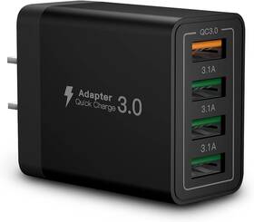 Chongzheng Hk Co. Limited 711181751086 Usb Wall Charger Block Aioneus 40w 4-port Charging Qc 3.0 Fast Pl