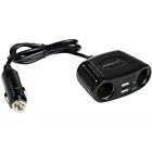 Pw-c40u Cigrette Plug Lighter Sabrent Splitter Usb 2 Socket