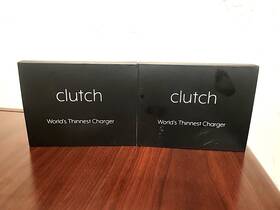 Clutch 860009107403 2 Worlds Thinnest Portable Charger V3 Apple Iphone - Black Brand New