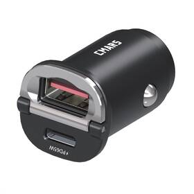 Qc60w Cmars C13-g 125w Pd65w Car Charger Usb C/a 2-port Fast Charge Black