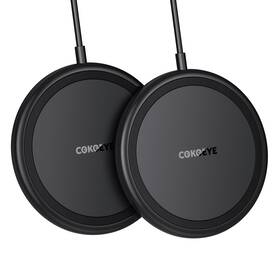 Cokoeye 768497851610 Wireless Charger 15w Max Fast Charging Pad 2-pack Compatible With I