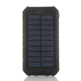 Color Black - Roaming Solar Power Bank Phone Tablet Charger 740016254348 Or