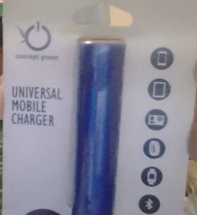 Concept Green 810864020737 Universal Mobiler Charger Color Blue