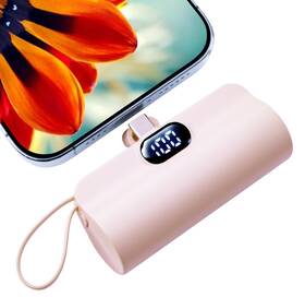 Cooluzer 709686652373 Mini Power Bank Capsule Phone Charger 5500mah Portable With Dua