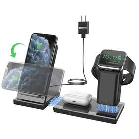 Cosoos 194223741557 Wireless Charger 3 In 1 Charging Station For Apple Products