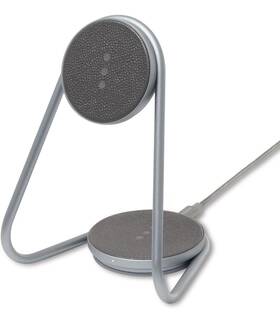 Courant 810074413374 Mag 2 Classics Wireless Charging Stand - Italian Leather In 1 Multi-device