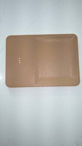 Courant 850000213043 Catch 3 Wireless Charging Accessory Tray Tan Leather