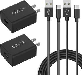 Hnfbqc3018uu Coyza 18w Fast Usb Wall Charger 2 Pack Quick Charge 3.0 Rapid Charging Block Black