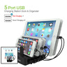 Cp1931 Port Rapid Usb Charging Station Dock Organizer Multi Device Desktop