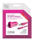 Cpmicro2ppnk Delton Car Charger Ft Amp Pink Usb Port 802029063963