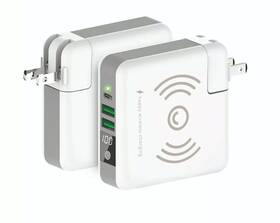Cr-2967 Cradia Power Bank Charger 3 In 1 Wireless Usc - Usb C For Parts Not Work