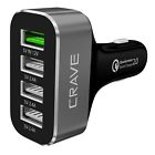 Crave Carhub 54w 4 Port Usb Car Charger Qualcomm Quick 2.0 683203835589
