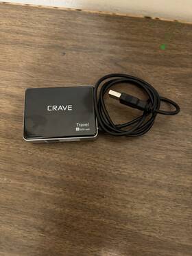 Crvpb67t2 Crave Portable Power Bank Travel 5200mah Usb Port 19 Hours Charge Time