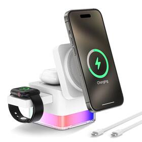 Cshidworld Llc 744759025708 Wireless Charging Station 3 In 1 Charger Stand For Multiple Iphone Dev
