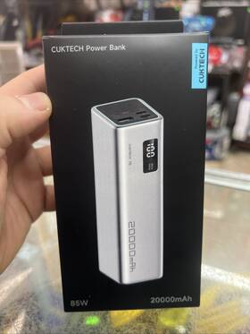 Cuktech 973886190773 Se Power Bank 85w 20000mah Portable Charger - Silver Gray
