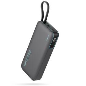 Pb200n Cuktech 45w Power Bank 20000mah Portable Travel Charger Built-in Usb C Cable