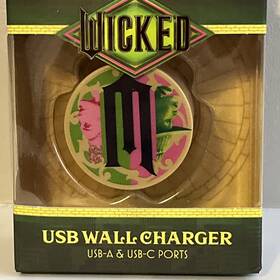 Culturefly 840492303551 Wicked Usb And Usb-c Ports Wall Charger New