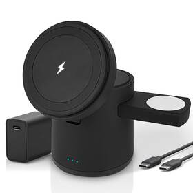 Current 198715884296 3 In 1 Wireless Charging Station For Iphone 16 Pro Max/15/14 Apple Watch Ult
