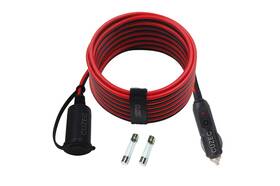 Cu2003112 Cuzec 12v/24v 12ft / 3.66m 14 Awg Heavy Duty Extension Cord With Cigarette Lighter